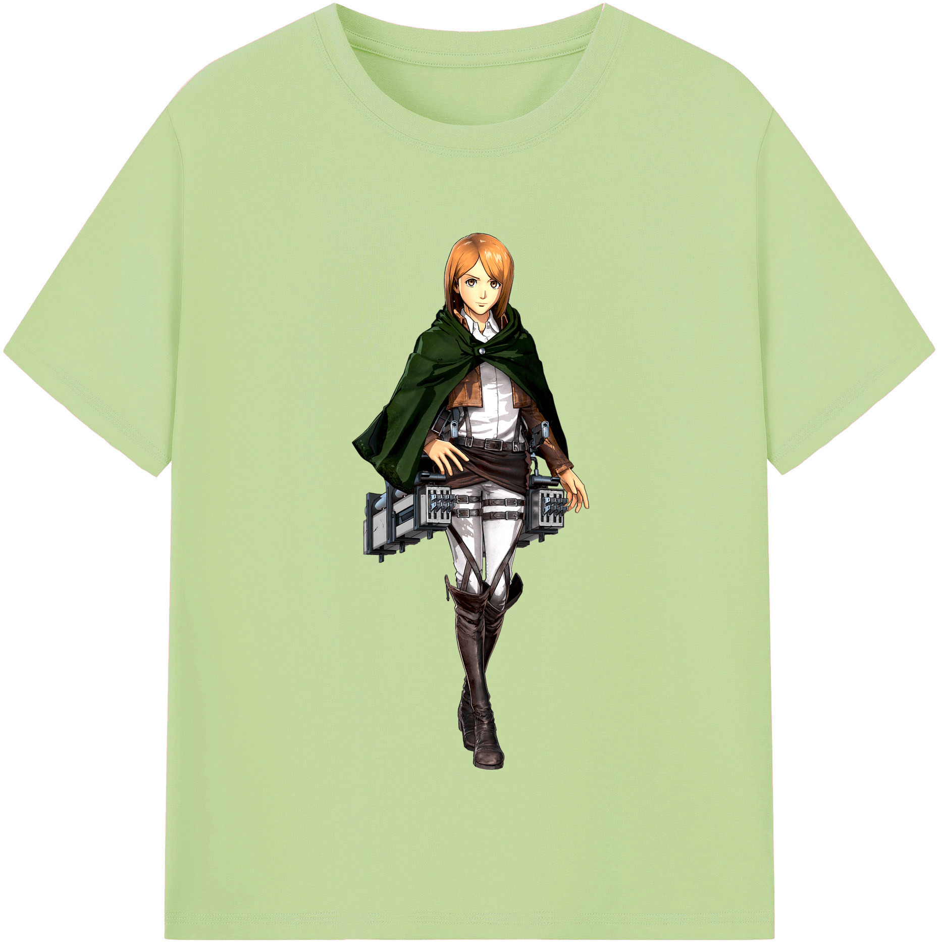 （画像用） 進撃の巨人 ペトラ·ラル Attack on Titan Petra Rall 綿100％半袖Tシャツ（フロントプリント）